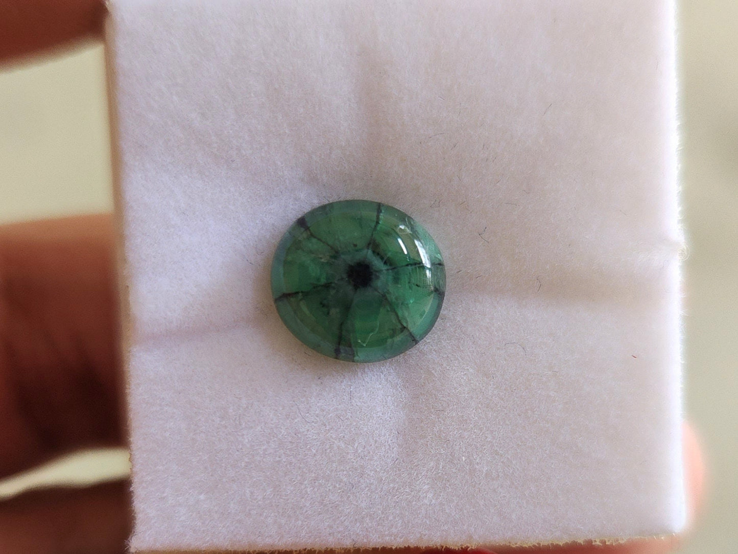 Esmeralda Trapiche Colombiana 2.62ct - Rareza Natural, piedra de mayo