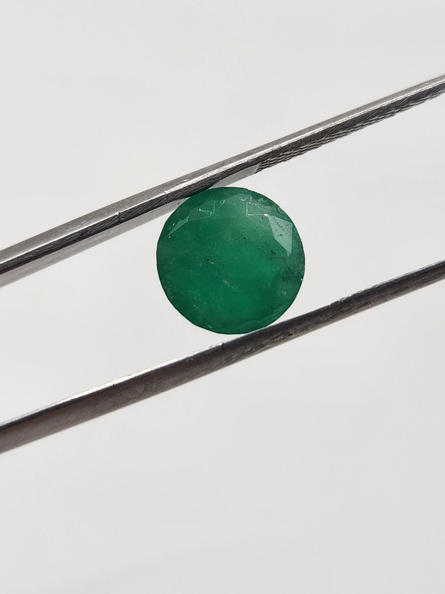 Colombian Natural Emerald,Round Emerald, May birthstone, Emerald jewelry, jewelry design, natural gems, gift, love green, loose emerald