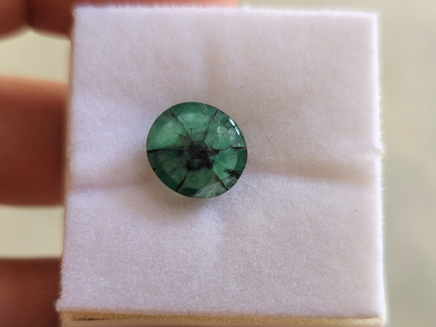 Esmeralda Trapiche Colombiana 2.62ct - Rareza Natural, piedra de mayo