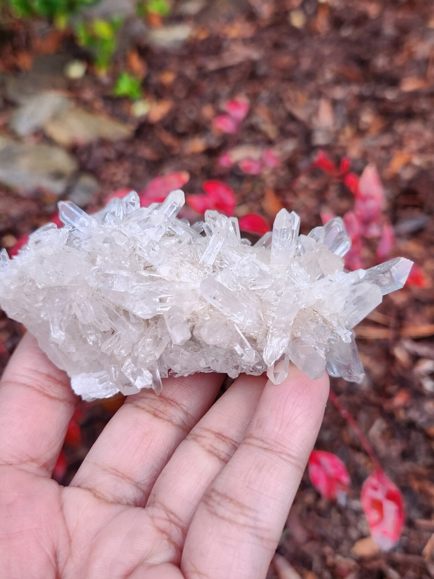 Lemurian quartz from Colombia 108 grm special for meditation, natural quartz, crystal healing, clear quartz wand, cluster quartz, cluster