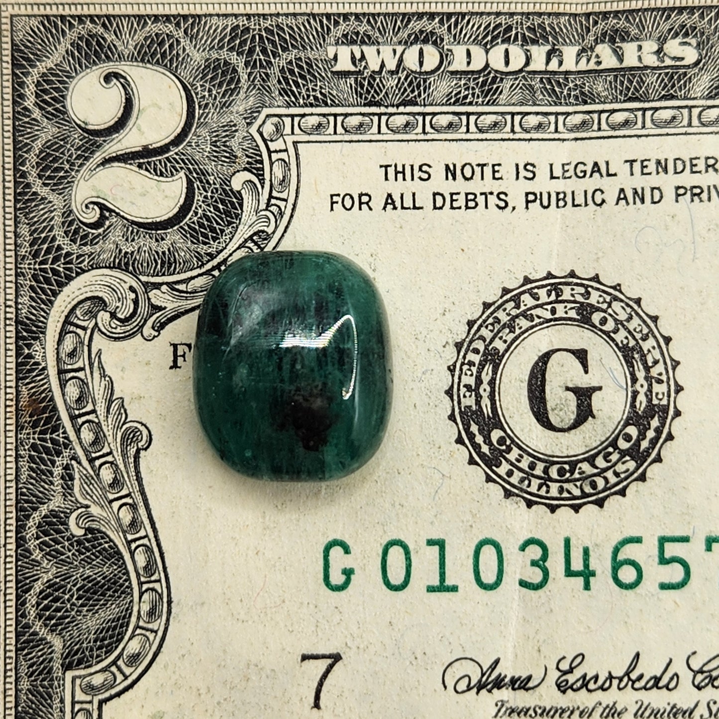 Esmeralda Colombiana Cabujón 10.79ct - Esmeralda naturaluzo