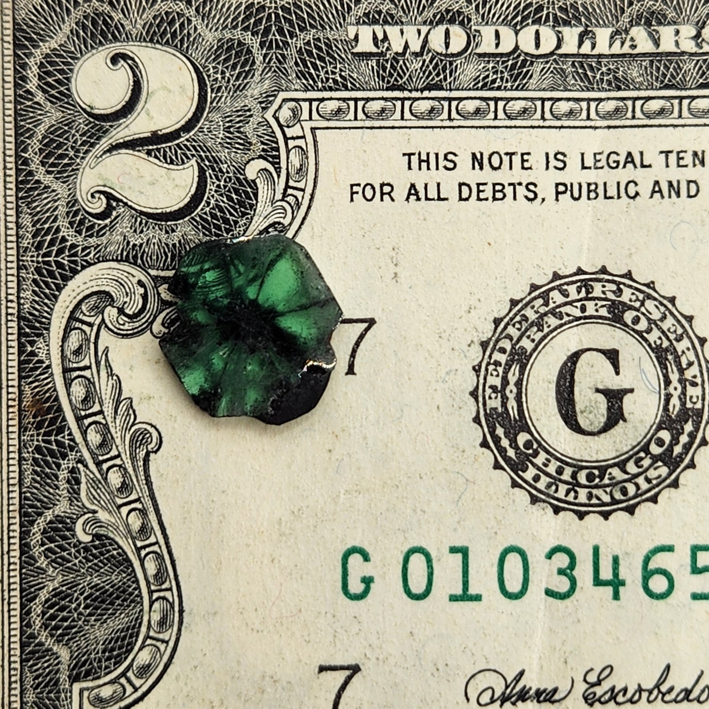 Esmeralda Trapiche Colombiana 2.46ct - Gema Rara Muzo - Esmeralda Colombia