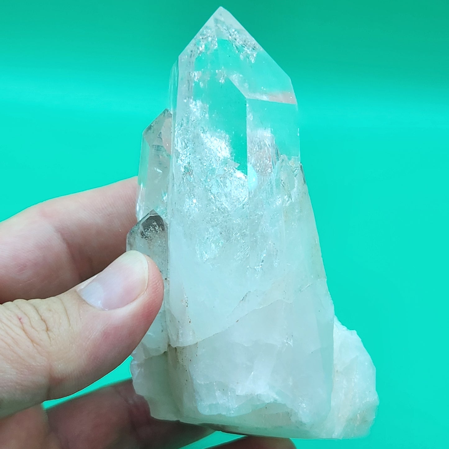 Lemurian quartz from Colombia 301 grm special for meditation, natural quartz, crystal healing, clear quartz wand, cluster quartz, cluster