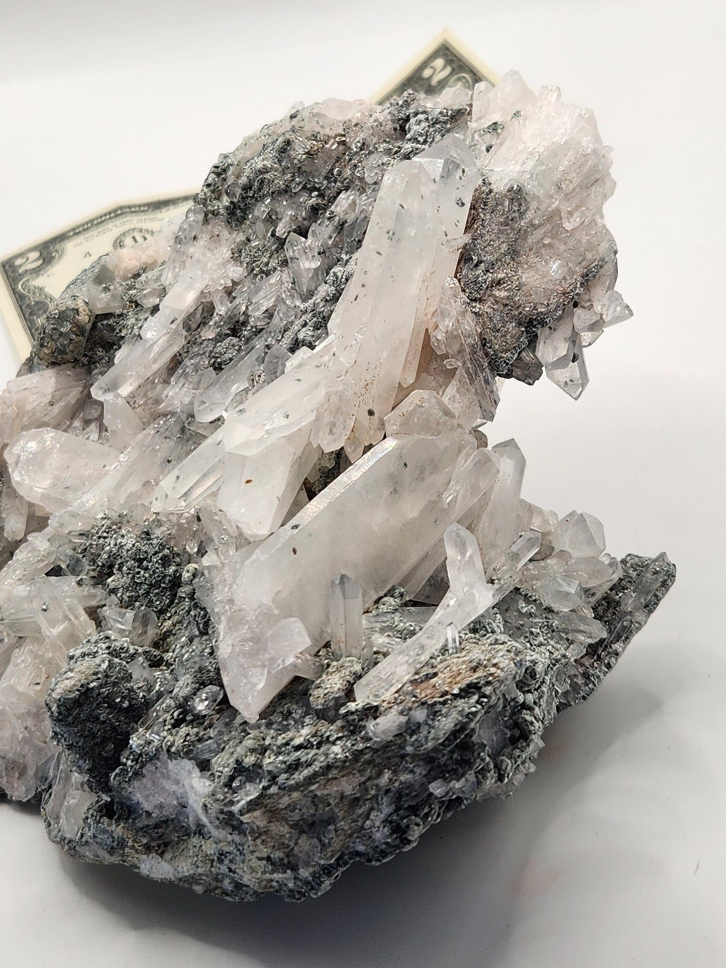 Lemurian quartz from Colombia 1461 grm special for meditation, natural quartz, crystal healing, clear quartz wand, cluster quartz, cluster