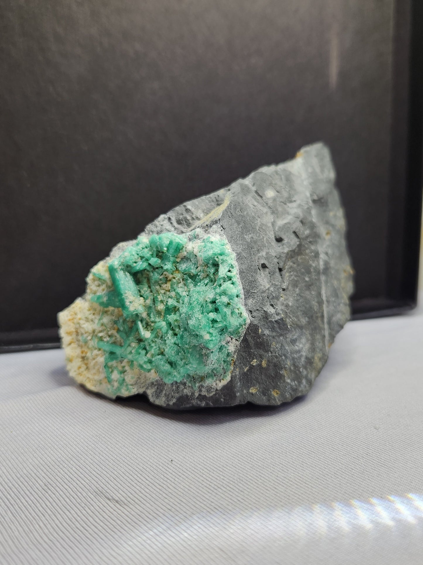 Especimen Esmeraldas Colombianas, regalo especial para coleccionistas, minerales reales, Ganga Esmeralda, Colombiana, piedra de mayo
