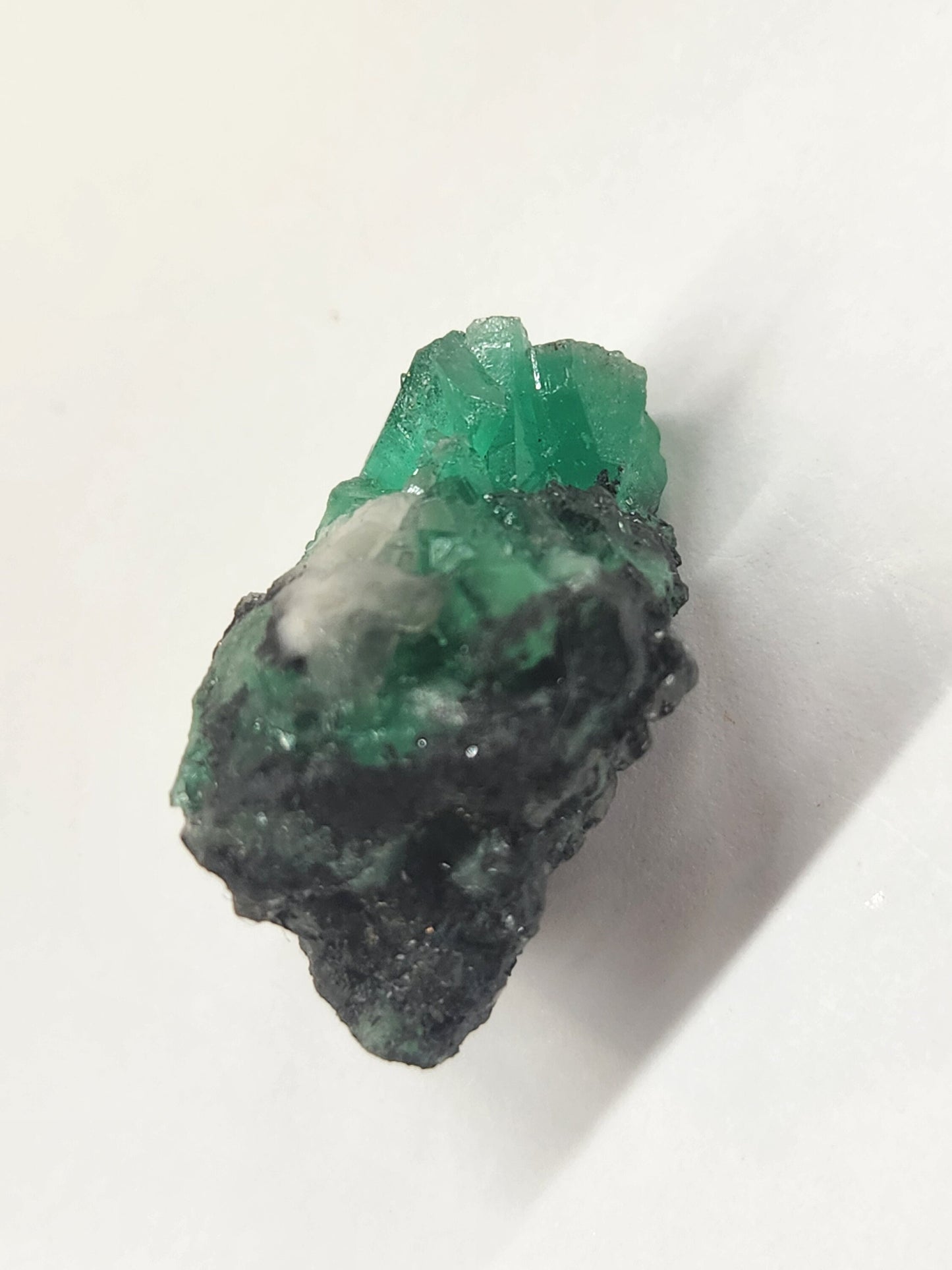 Especimen Esmeraldas Colombianas, Muzo, Cuarzo, Macla, Pirita, Natural, Ganga Esmeralda, Cristales Esmeralda, Colombia