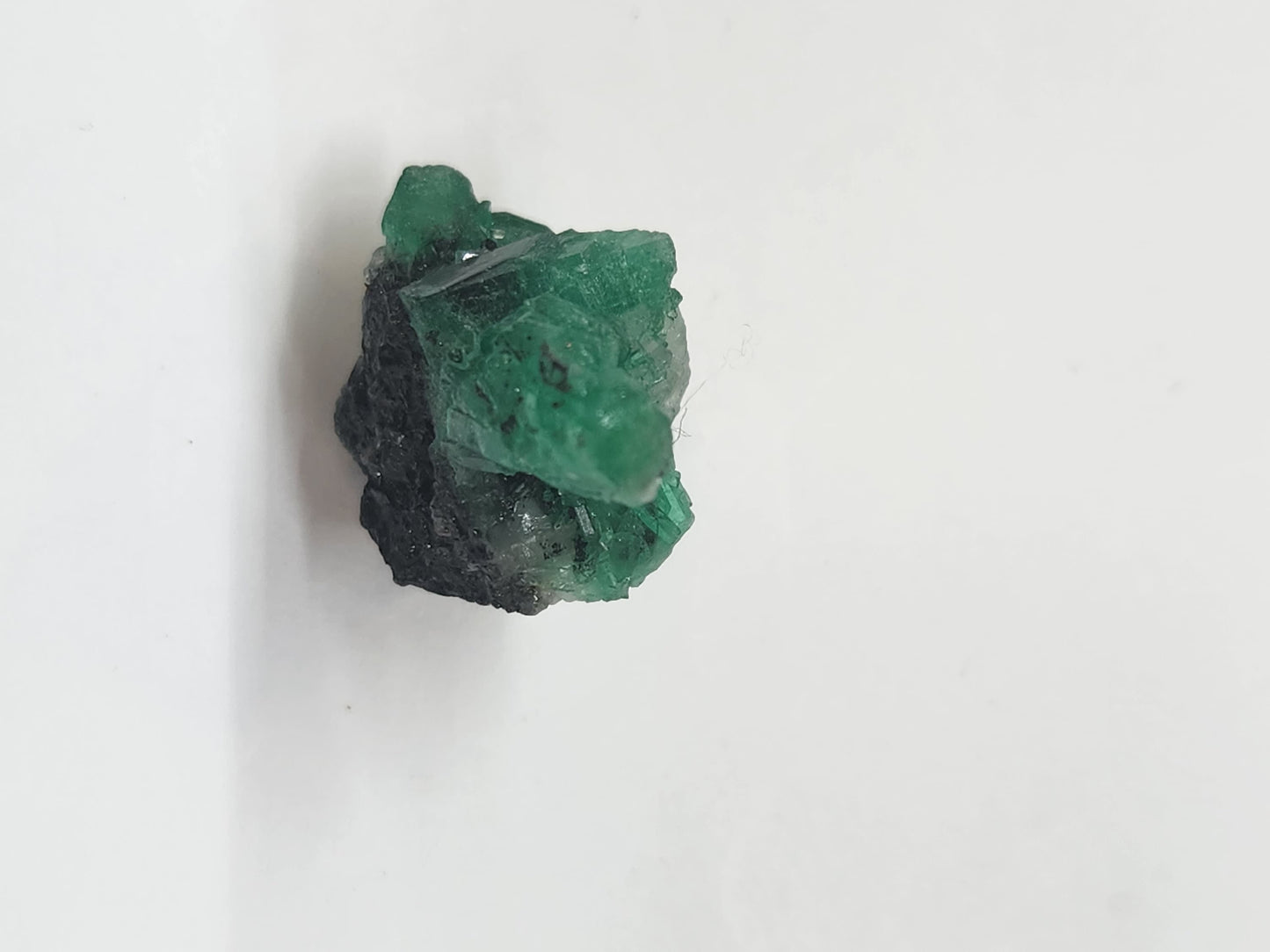 Especimen Esmeraldas Colombianas, Muzo, Cuarzo, Macla, Pirita, Natural, Ganga Esmeralda, Cristales Esmeralda, Colombia