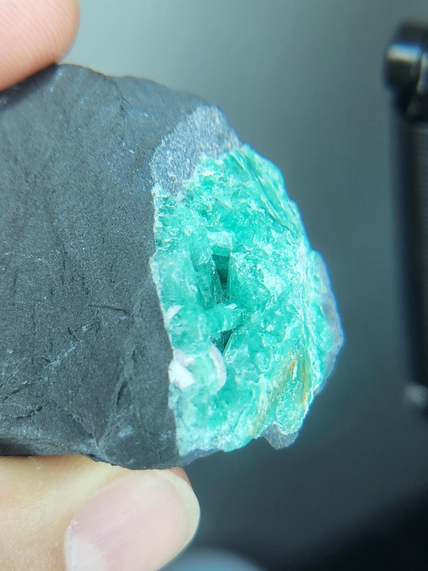 Especimen Esmeraldas Colombianas, Muzo, Cuarzo, Macla, Pirita, Natural, Ganga Esmeralda, Cristales Esmeralda, Colombia