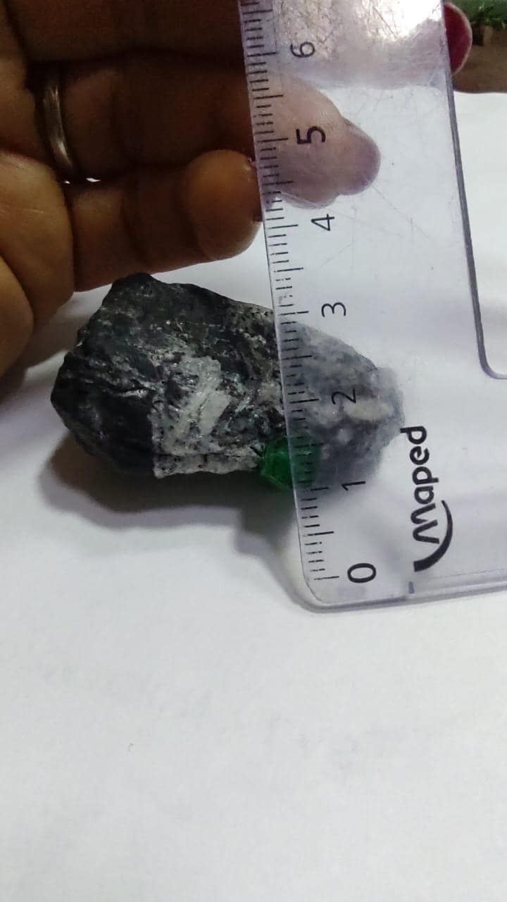 Especimen Esmeraldas Colombianas, Muzo, Cuarzo, Macla, Pirita, Natural, Ganga Esmeralda, Cristales Esmeralda, Colombia