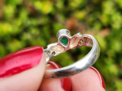 Emerald ring pear
