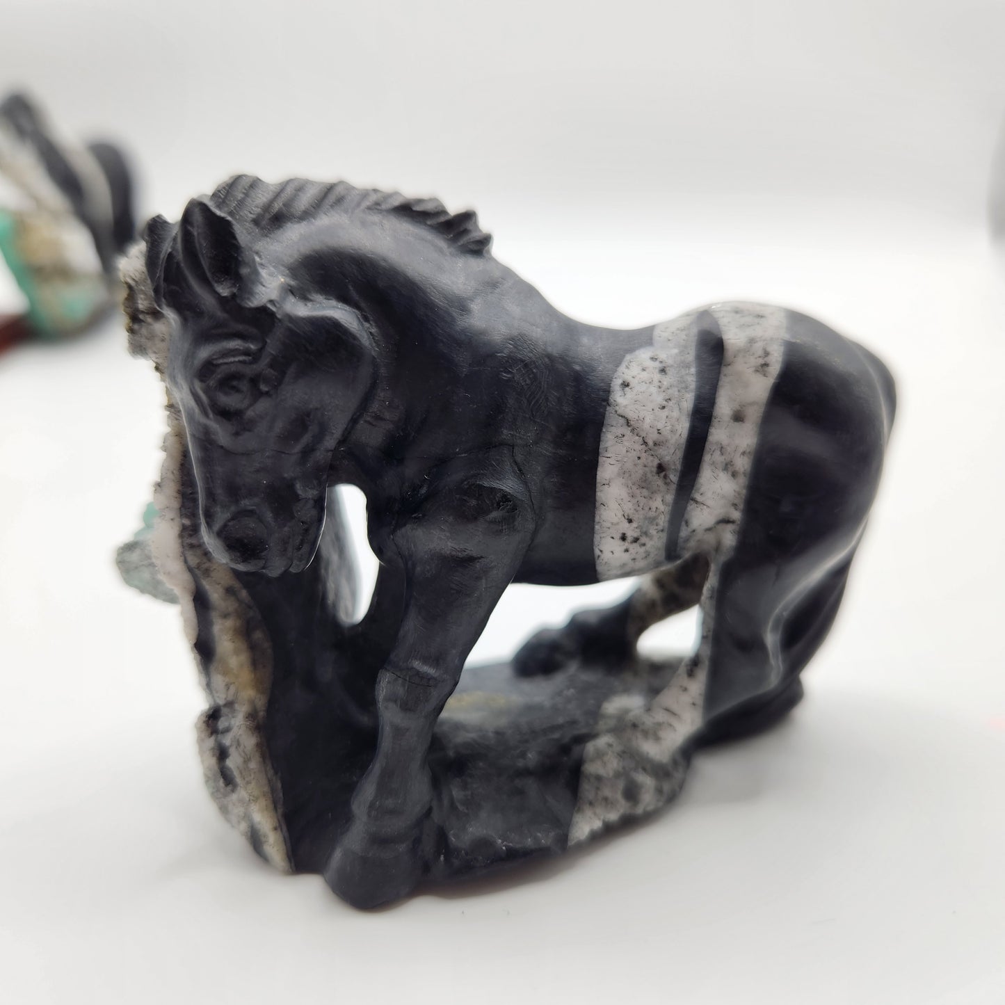 Horse Emerald Sculpture