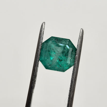Esmeralda Colombiana, emerald cut 3.20ct - Piedra de mayo, Muzo