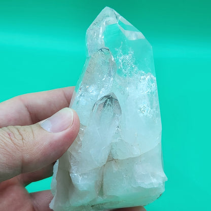 Lemurian quartz from Colombia 301 grm special for meditation, natural quartz, crystal healing, clear quartz wand, cluster quartz, cluster