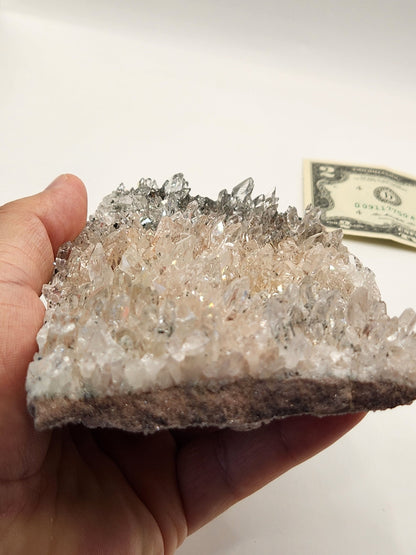 Lemurian quartz from Colombia 871 grm special for meditation, natural quartz, crystal healing, clear quartz wand, cluster quartz, cluster