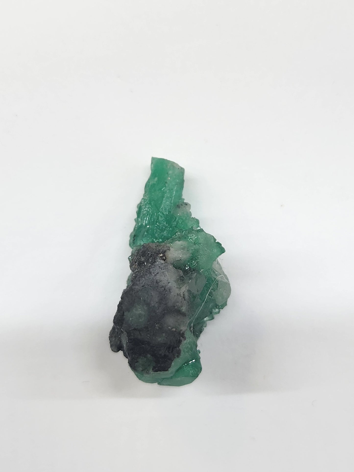Especimen Esmeraldas Colombianas, Muzo, Cuarzo, Macla, Pirita, Natural, Ganga Esmeralda, Cristales Esmeralda, Colombia