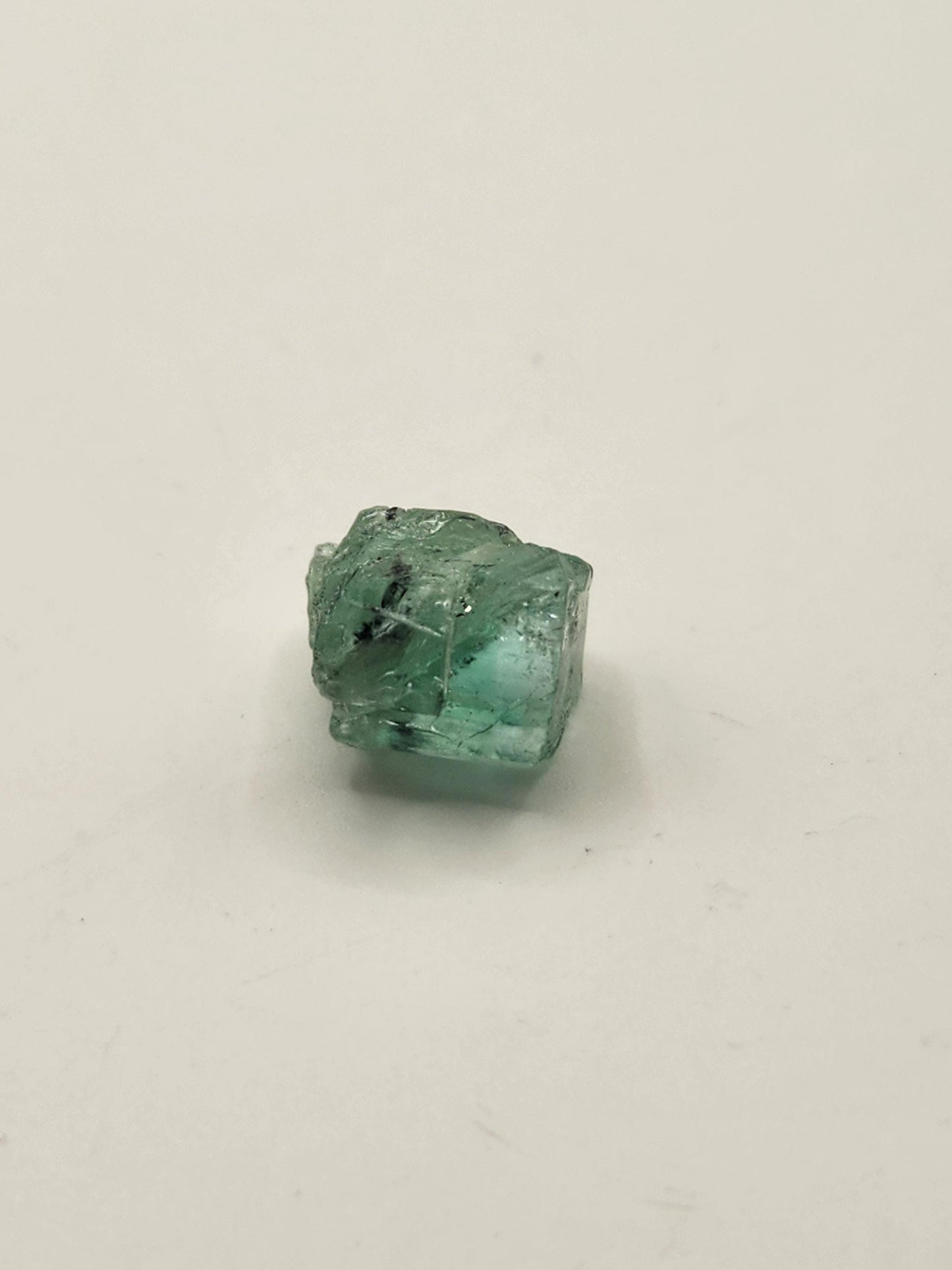 Raw Colombian Emerald from Muzo 11.27 cts, Natural Unpolished Gemstone for Jewelry, Collectors & Investment, macla of emerald, rare mineral